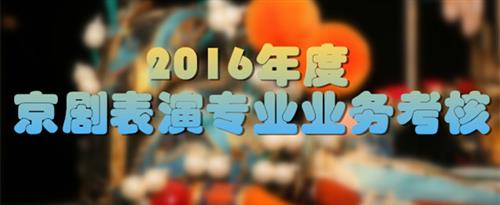 鸡巴操逼啊啊啊啊啊啊啊啊啊啊国家京剧院2016年度京剧表演专业业务考...